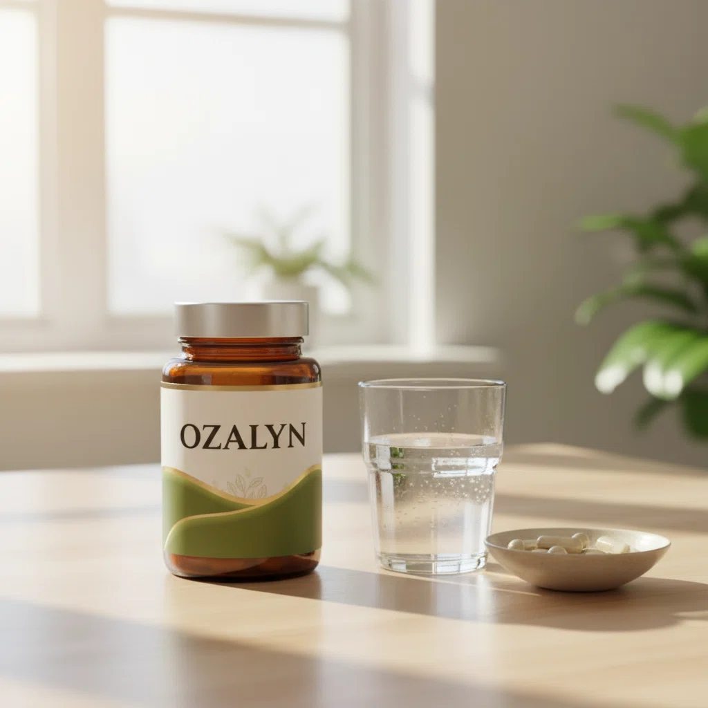 Ozalyn-purkki luonnollisessa ympäristössä, kasviuutteet
